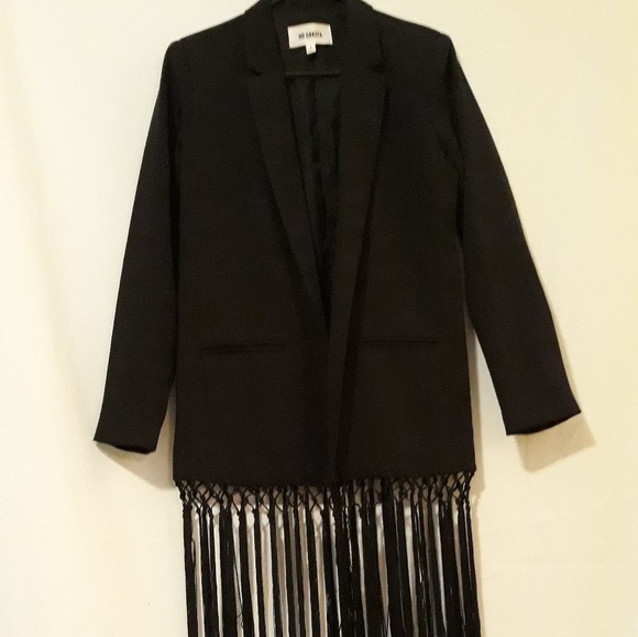 BB Dakota Jackets & Blazers - BB Dakota Fringed Blazer